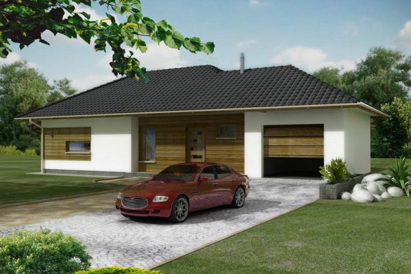110 m² užitná plocha / Projekt Domu BNg 110
