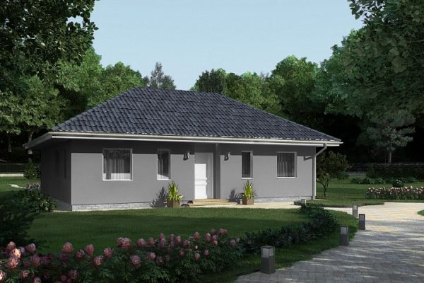 90 m² užitná plocha / Projekt Domu B 90